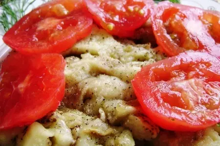 Карпаччо баклажановое с кремом из брынзы. обед от кучеры: шаг 4