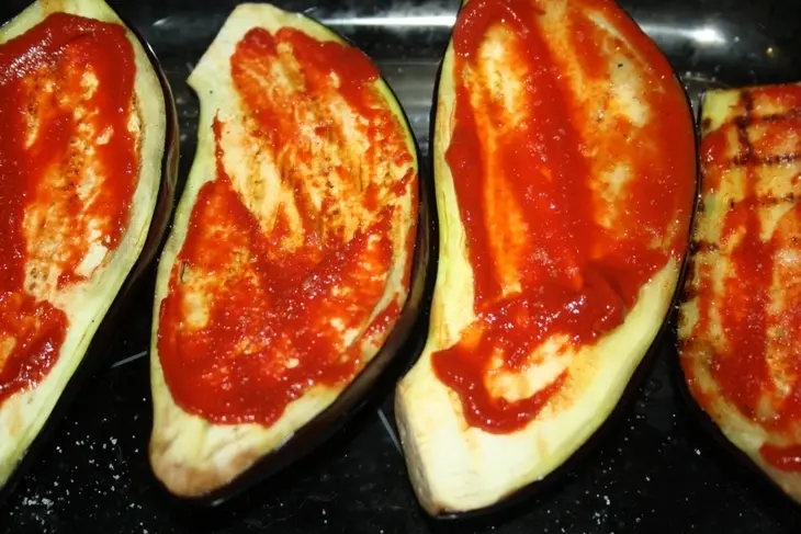 Горячая закуска из баклажанов по рецепту оскара кучеры: шаг 3