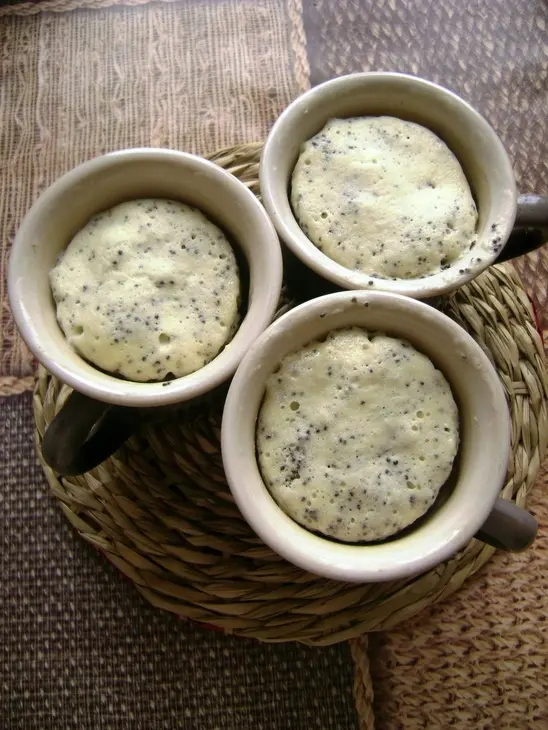 Маковый кекс в микро к завтраку: шаг 3