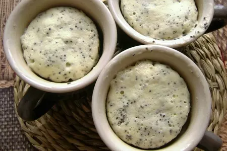Маковый кекс в микро к завтраку: шаг 3