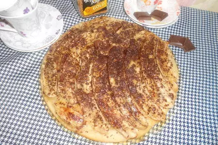 Банановый пирог с шоколадом: шаг 8
