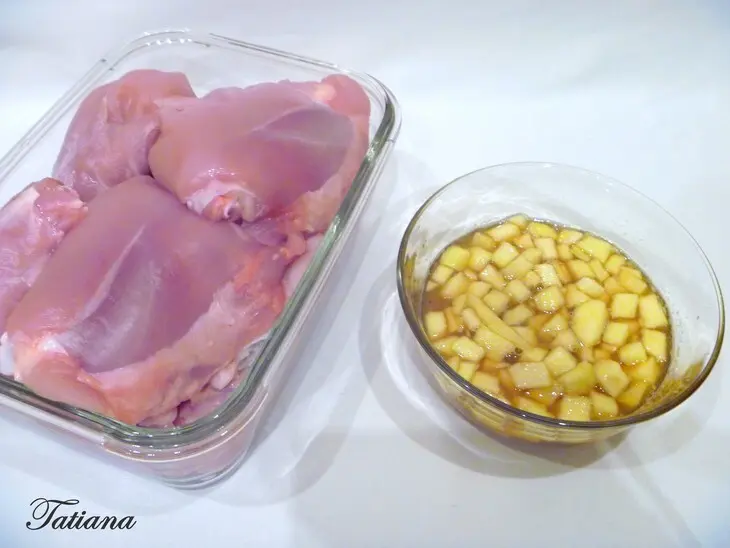 Курица в апельсиновом маринаде с кускусом: шаг 2