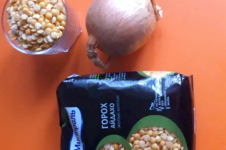 Гороховый суп с постными сухариками по-монгольски: шаг 1