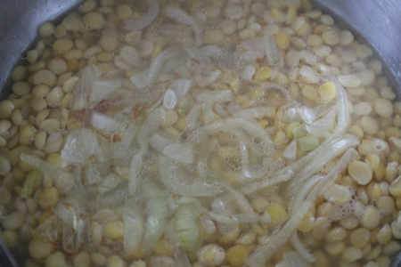 Гороховый суп с постными сухариками по-монгольски: шаг 4