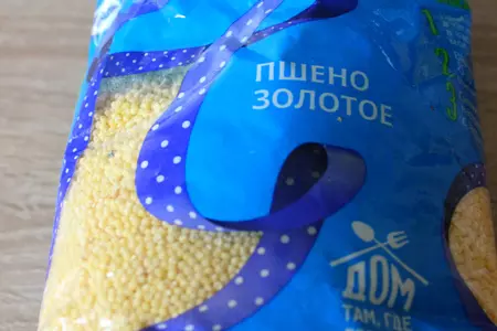 Грибной суп с пшеном и снытью: шаг 1
