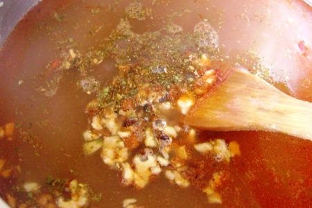 Постный суп харчо: шаг 5