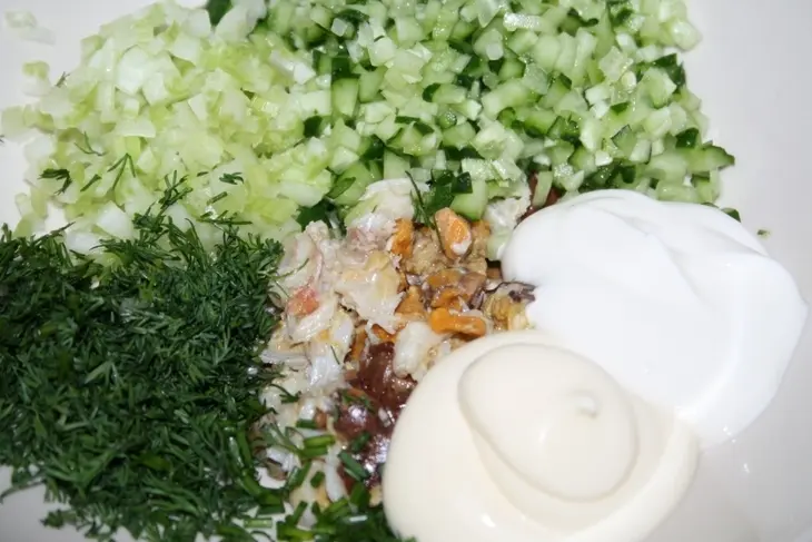 Крабовый салат от оскара кучеры: шаг 5