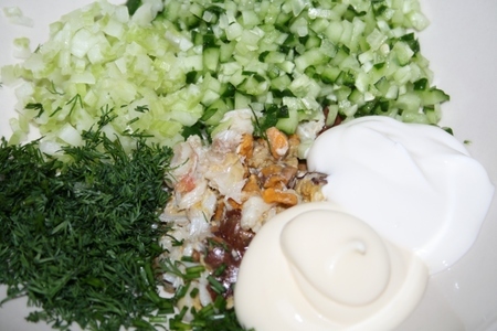 Крабовый салат от оскара кучеры: шаг 5