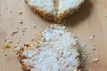 Насыпной пирог с яблоком и грушами: шаг 6