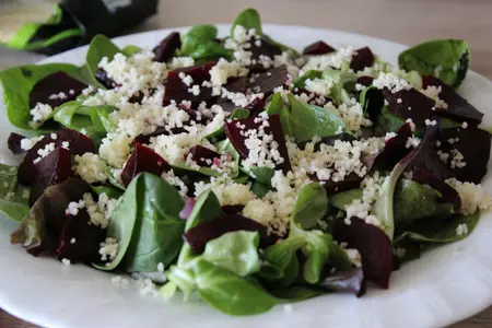 Постный свекольный салат с кускусом: шаг 4