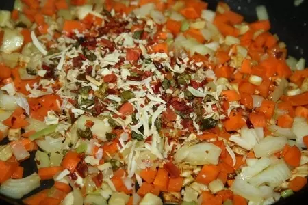 Гречка с сельдереем и овощами: шаг 2