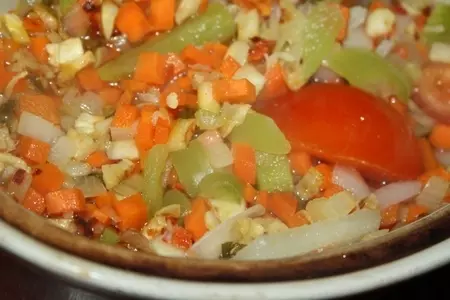 Гречка с сельдереем и овощами: шаг 4