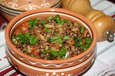 Гречка с сельдереем и овощами: шаг 6