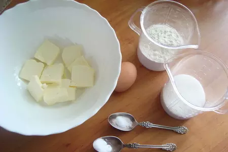 Песочное печенье (по урокам домоводства в школе): шаг 1