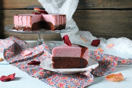 Постный торт-суфле "вишневое удовольствие" + шоколадная постная глазурь: шаг 10