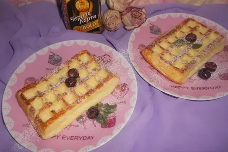 Нежнейшие творожные вафли в духовке: шаг 9