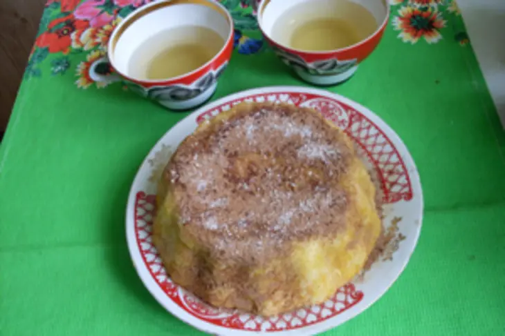 Тыквенный пудинг с яблоками: шаг 6