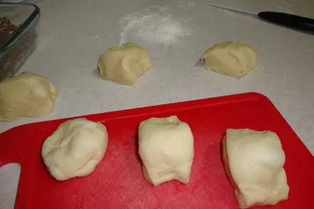 Пирожки с мясом и рисом: шаг 3