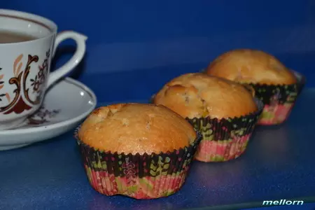 Грейпфрутовые кексы с апельсином, курагой и изюмом (постные): шаг 5