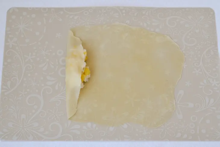 Хрустящие пирожки с рисом и яблоками: шаг 8