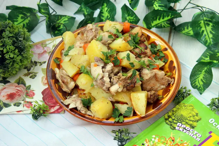 Жаркое из филе куриного бедра в рукаве (по рецепту оскара кучеры): шаг 8