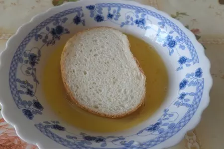 Гренки с сыром и зеленью: шаг 2