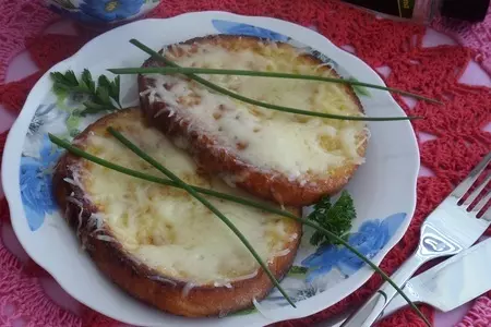 Гренки с сыром и зеленью: шаг 5