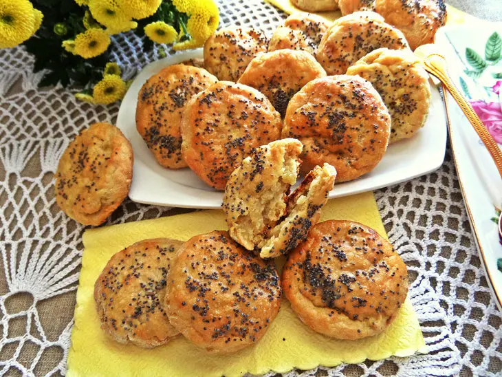 Картофельные пышки с маком: шаг 8