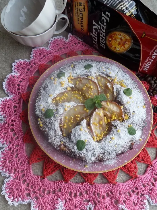 Пирог -лепешка с яблоком и курагой: шаг 7