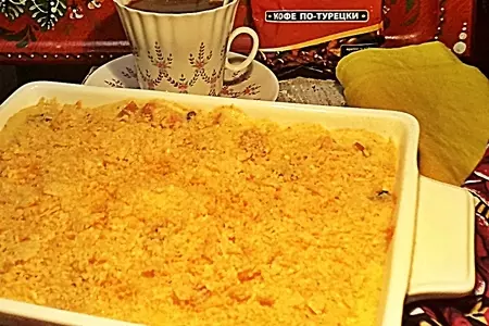 Запеканка к утреннему кофе "майский одуванчик!" бысто, вкусно, полезно!: шаг 7