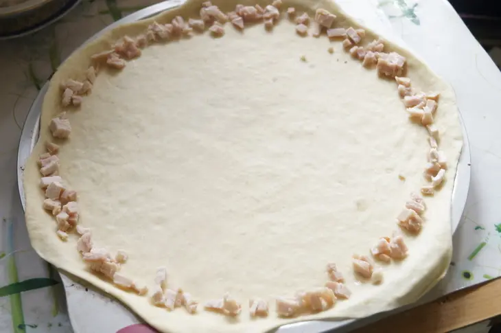 Пицца с маринованными овощами: шаг 5