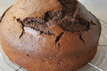 Шоколадный торт с творожным кремом: шаг 5