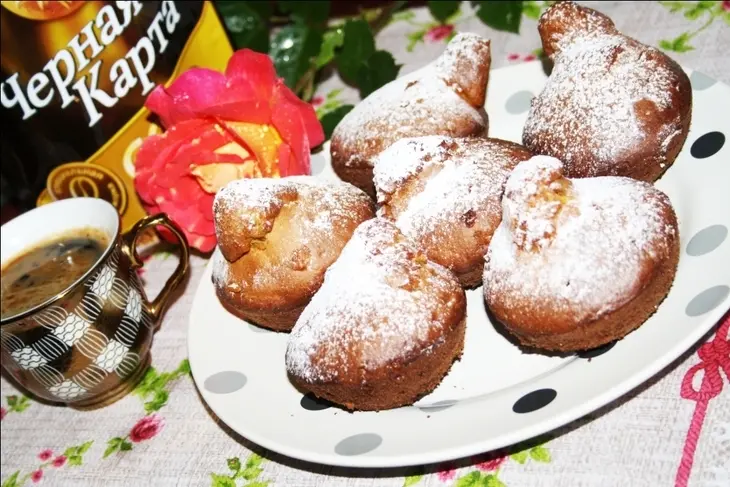 Шафрановые кексы с ананасом: шаг 12