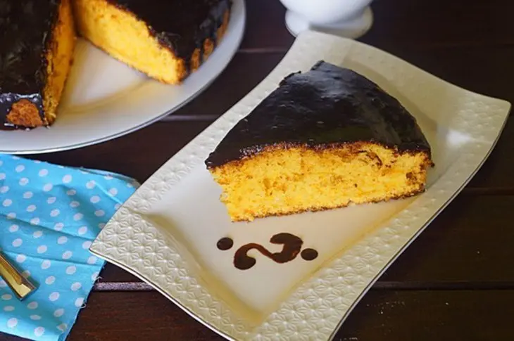 Бразильский морковный пирог (bolo de cenoura): шаг 10