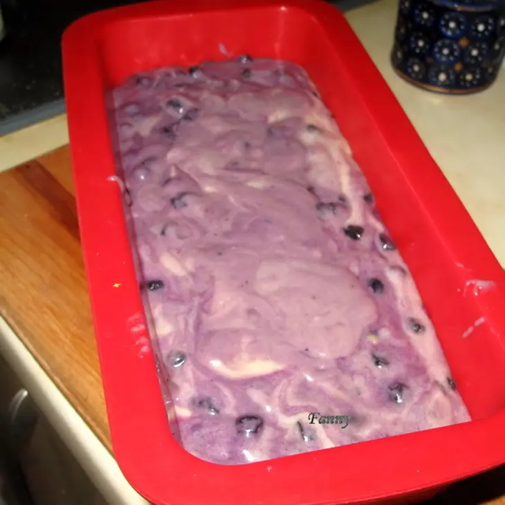 Лимонно-черничный кекс (lemon blueberry bread): шаг 4