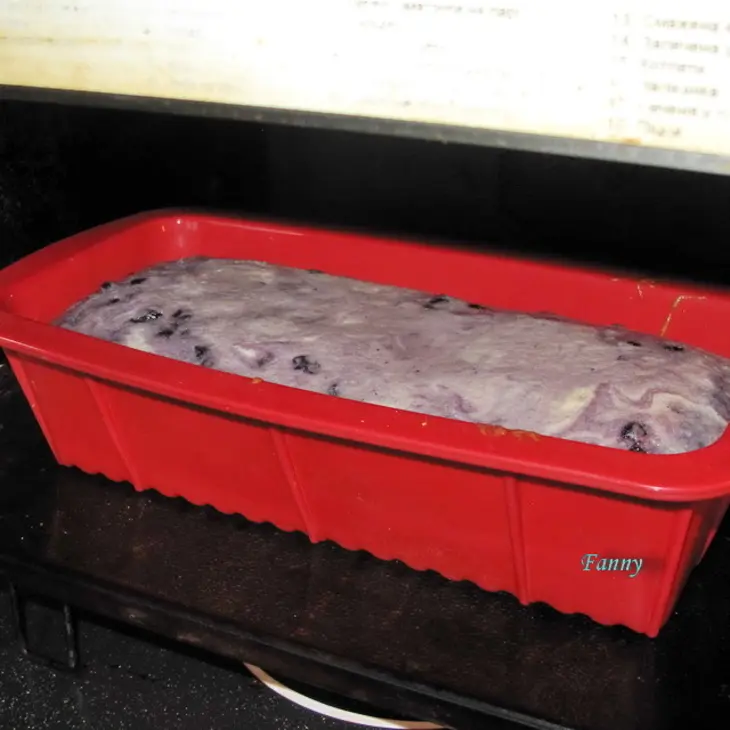 Лимонно-черничный кекс (lemon blueberry bread): шаг 5