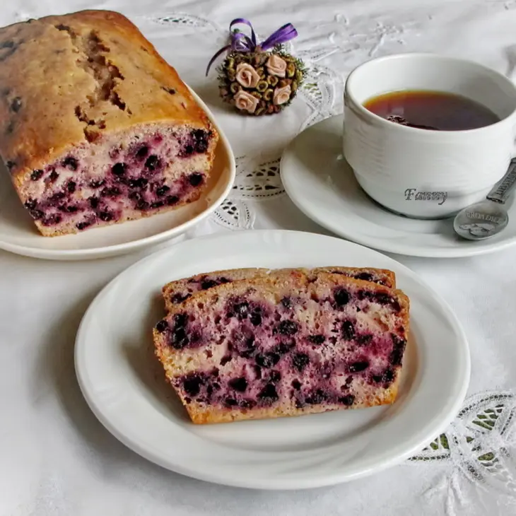 Лимонно-черничный кекс (lemon blueberry bread): шаг 8