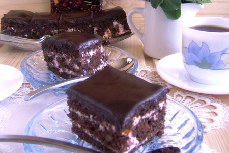 Пирожное «нежность в шоколаде».: шаг 8
