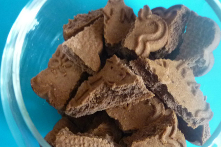 Десерт из шоколадного печения, ванильного пудинга и ягод: шаг 1
