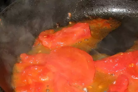 Яйца, жареные с помидорами (фанкве чао дань): шаг 4