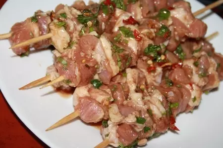Satay (сатай) - тайские шашлычки: шаг 4