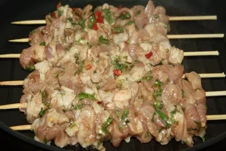 Satay (сатай) - тайские шашлычки: шаг 5