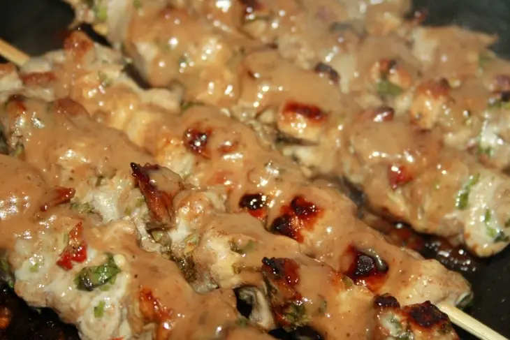 Satay (сатай) - тайские шашлычки: шаг 8