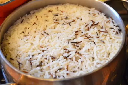 Пулао с куриными сердечками: шаг 2