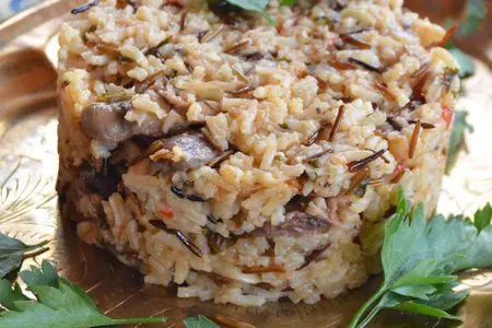Пулао с куриными сердечками: шаг 6