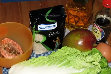 Рулетики с рисом и креветками по-индонезийски: шаг 1