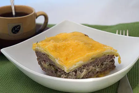 Запеканка мясная с баклажанами и картофелем: шаг 7