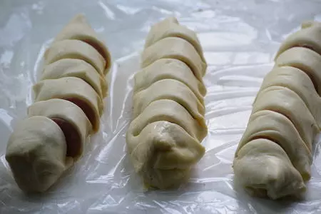 Шашлычки из сосисок: шаг 3