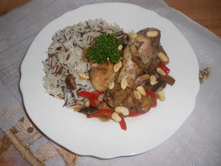 Курица по-испански с рисом басмати mix: шаг 7