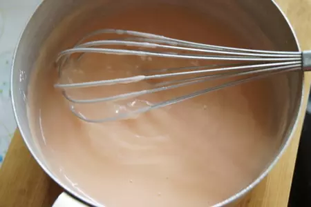Кухен с пудингом и сметанной заливкой: шаг 2